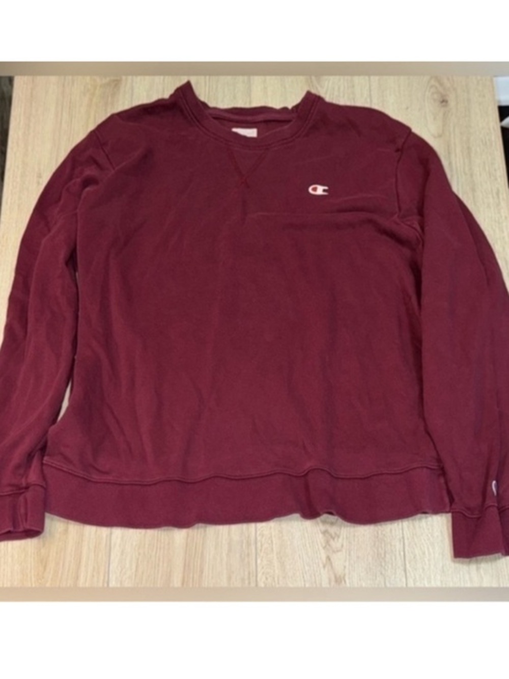 Champion Women’s Crewneck Sweatshirt - Maroon crew sweater